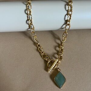 Classic Bohemian Layered Necklace- Festival Artsy Aventurine Necklace